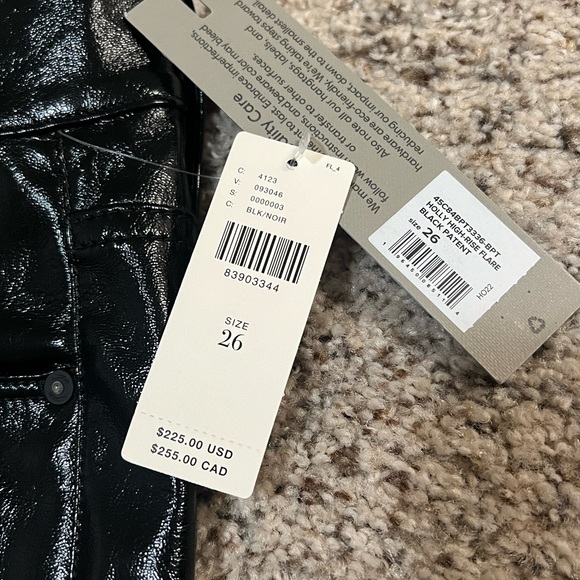 NEW Hudson Faux Leather Flares - Picture 3 of 3